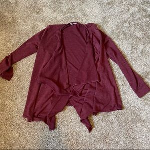 Slouchy front cardigan